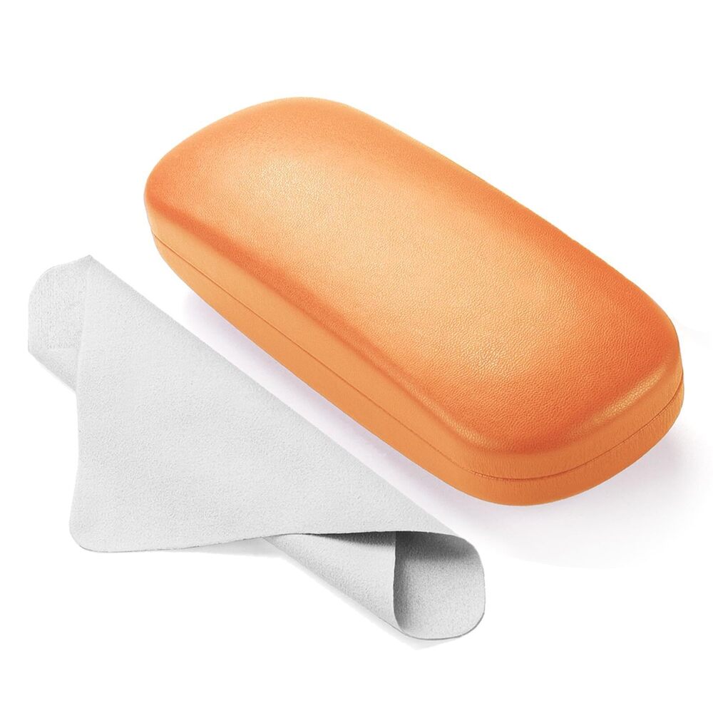 4918 Glasses Case Hard Shell X-Large PU Leather Protective Eyeglasses Case